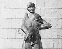 朔北の母子像の画像
